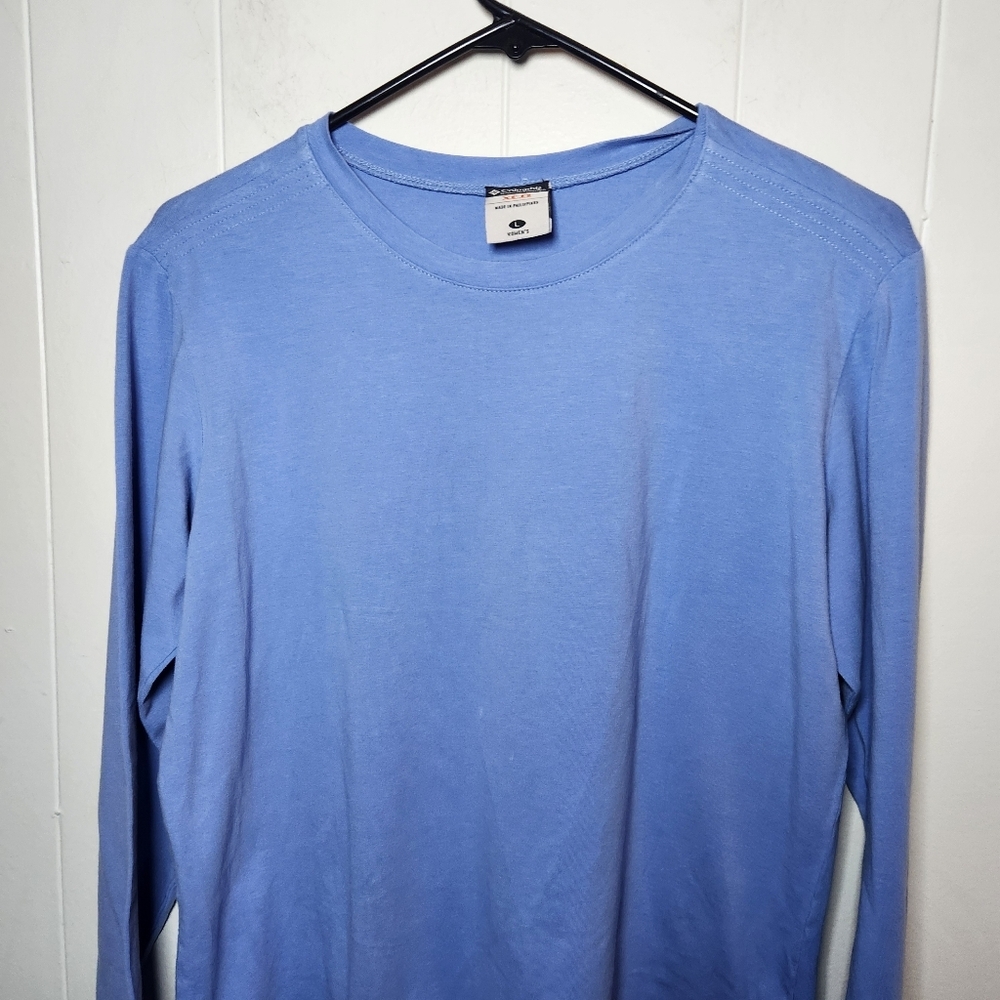 Columbia XCO Blue Long Sleeve Bud Light Embroidered Size Large - Picture 3 of 15